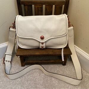 Aimie Kestenburg Great Escape Crossbody Bag Vanilla Ice with Chocolate Rose Gold